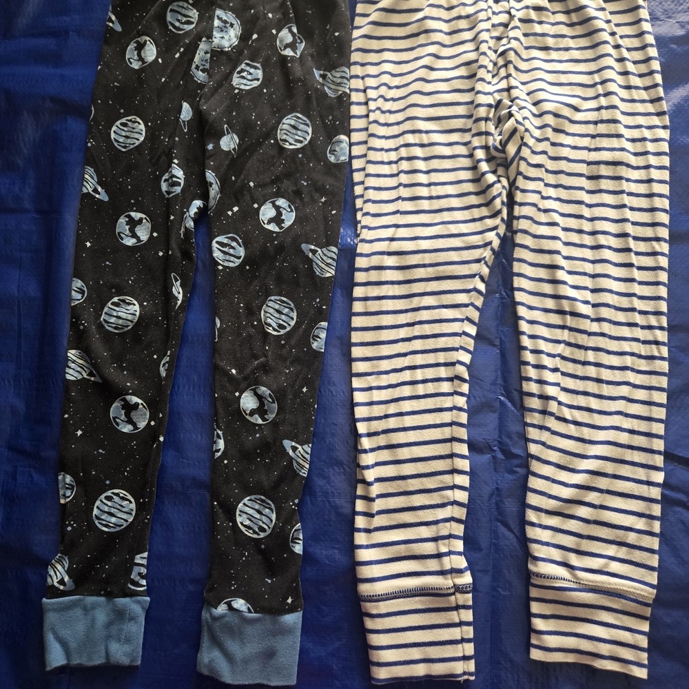 Boys Space and Striped Pajama Set